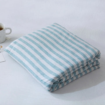 Cozy Minimalist Striped Cotton Duvet Cover Set