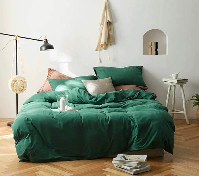 Palermo Washed Cotton Bedding Set - room scene