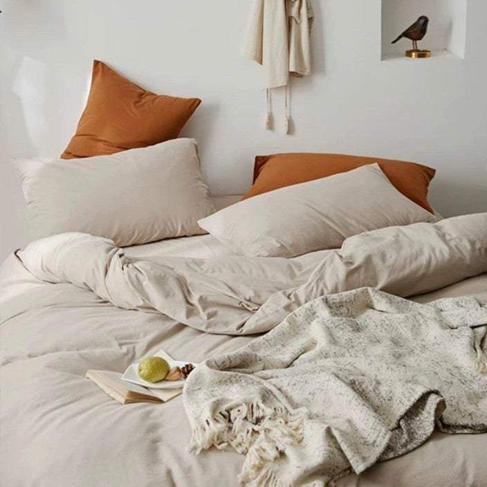 Palermo Washed Cotton Bedding Set - room scene