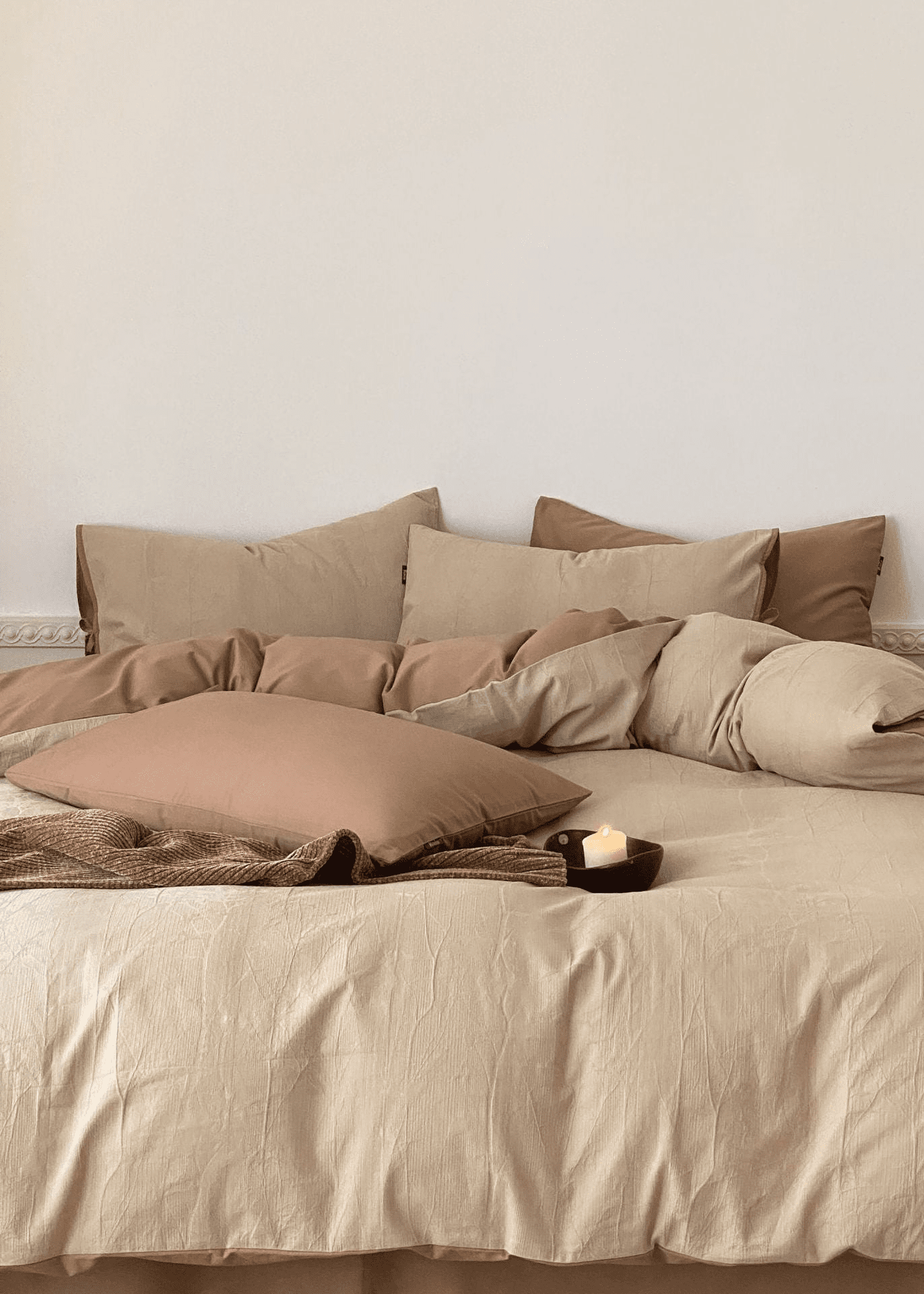 Odile Brushed Cotton Bedding Set - room scene