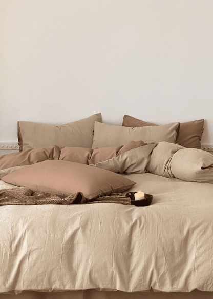 Odile Brushed Cotton Bedding Set - room scene