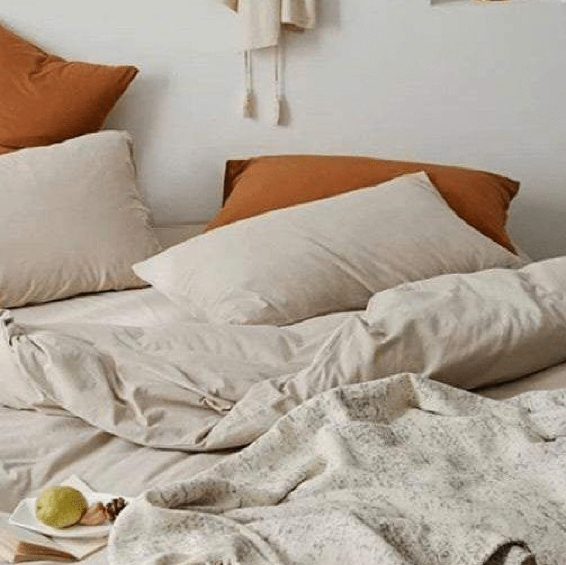 Palermo Washed Cotton Bedding Set - room scene