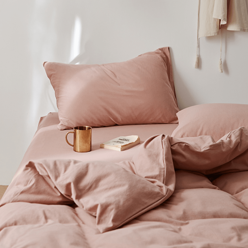 Palermo Washed Cotton Bedding Set - room scene
