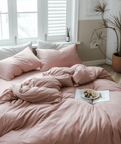 Palermo Washed Cotton Bedding Set - room scene