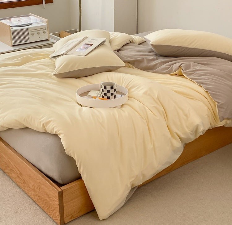 Sorrel Earthy Jersey Knit Bedding Set - Warm Ivory