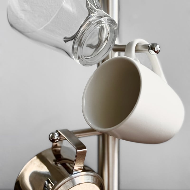 Stainless Steel 6-Hook Mug Tree