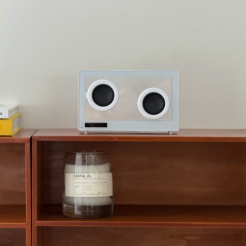 Floating-Driver Clear Acrylic Bluetooth Desk Speaker