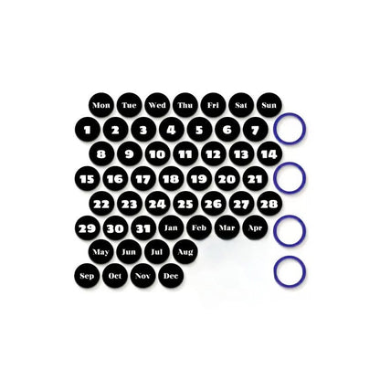 Minimalist Acrylic Magnetic Perpetual Wall Calendar