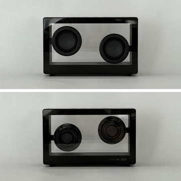 Floating-Driver Clear Acrylic Bluetooth Desk Speaker