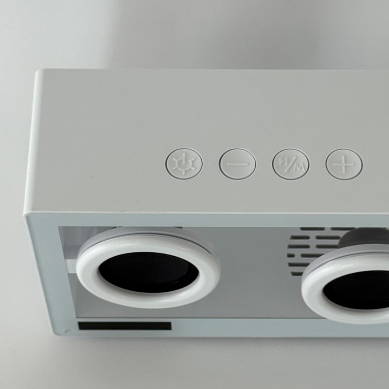 Floating-Driver Clear Acrylic Bluetooth Desk Speaker