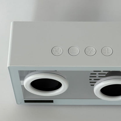 Floating-Driver Clear Acrylic Bluetooth Desk Speaker
