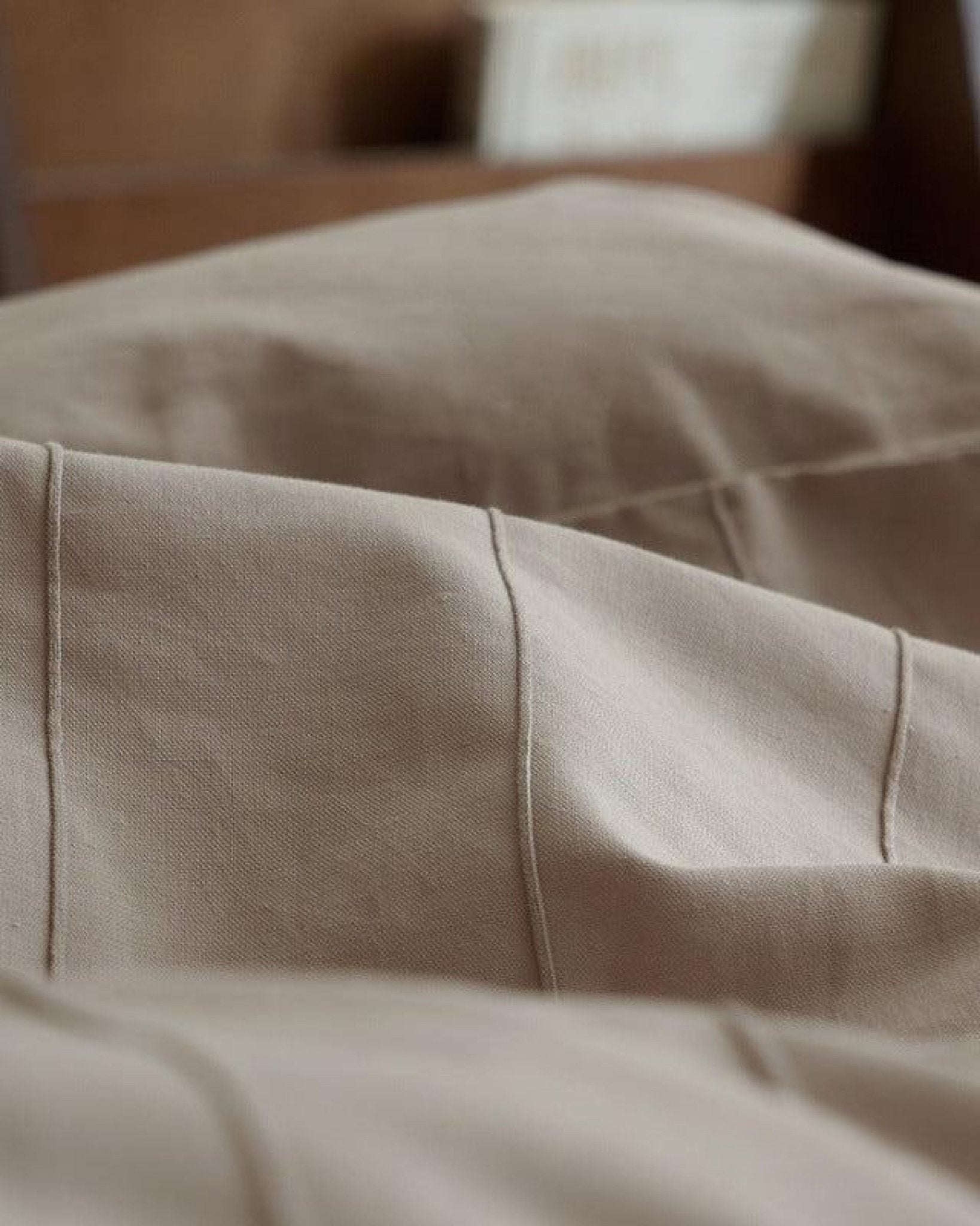 Prescott Pintuck Washed Cotton Bedding Set - room scene