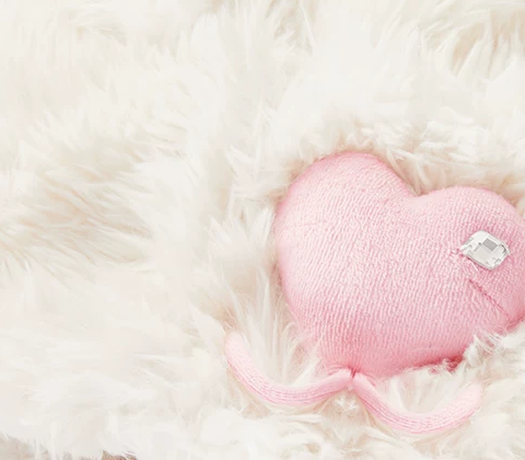 Blushburrow Rabbit-Hood Pajama Set – close view of the pink rabbit nose and bow - Roomden