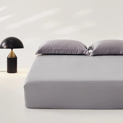 Silky cooling Tencel fitted sheet in soft pastel colors - RoomDen