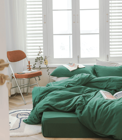 Palermo Washed Cotton Bedding Set - room scene