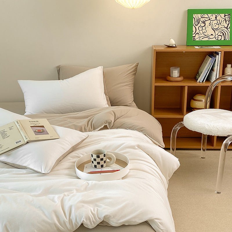 Sorrel Earthy Jersey Knit Bedding Set - Pearl Mist
