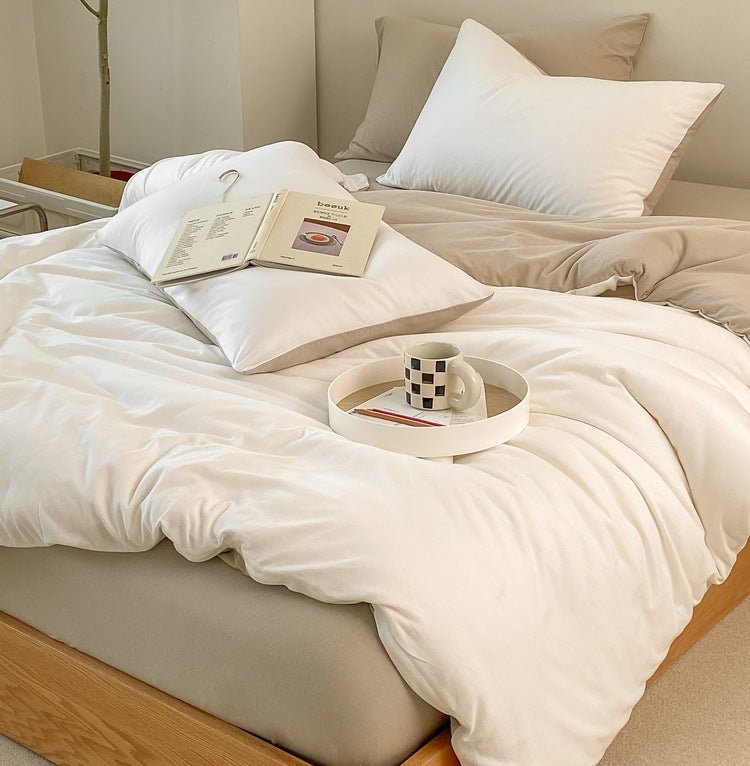Sorrel Earthy Jersey Knit Bedding Set - Pearl Mist