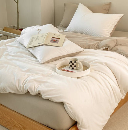 Sorrel Earthy Jersey Knit Bedding Set - Pearl Mist