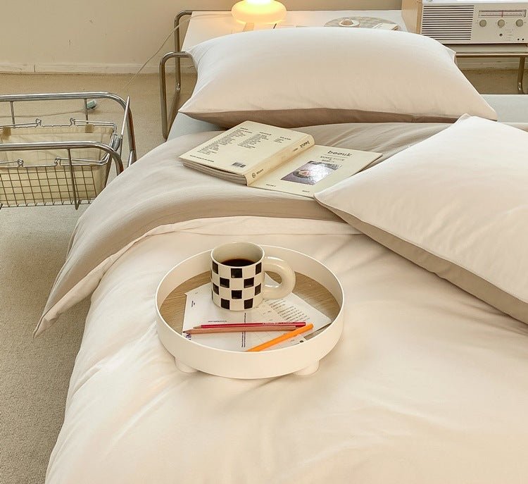 Sorrel Earthy Jersey Knit Bedding Set - Pearl Mist
